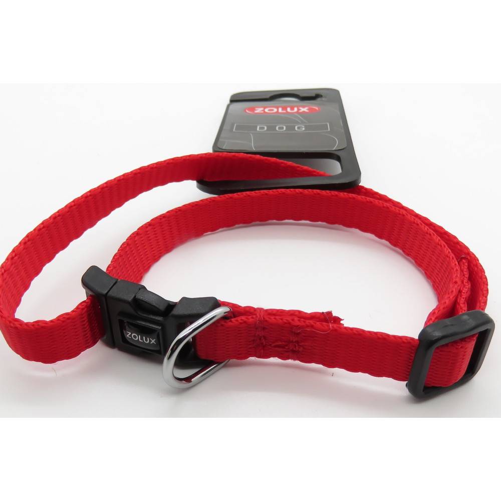 Zolux - Collier nylon 25 - 35  cm X 10 mm rouge pour chien. - Image 3