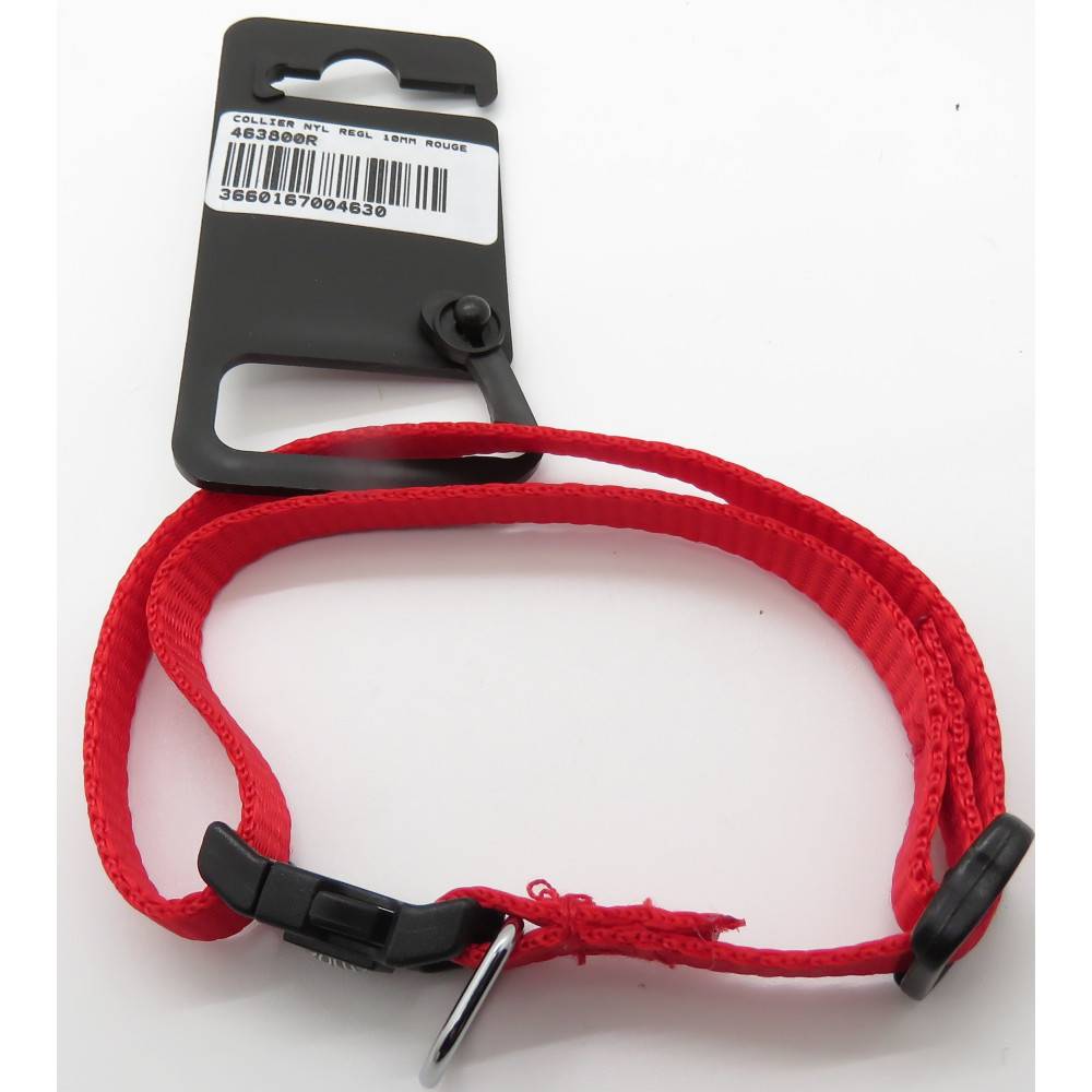 Zolux - Collier nylon 25 - 35  cm X 10 mm rouge pour chien. - Image 4