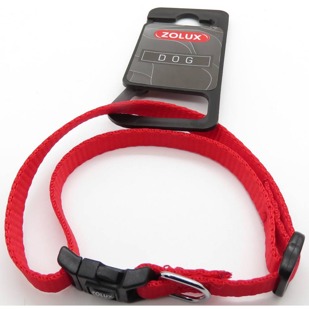 Zolux - Collier nylon 25 - 35  cm X 10 mm rouge pour chien. - Image 2