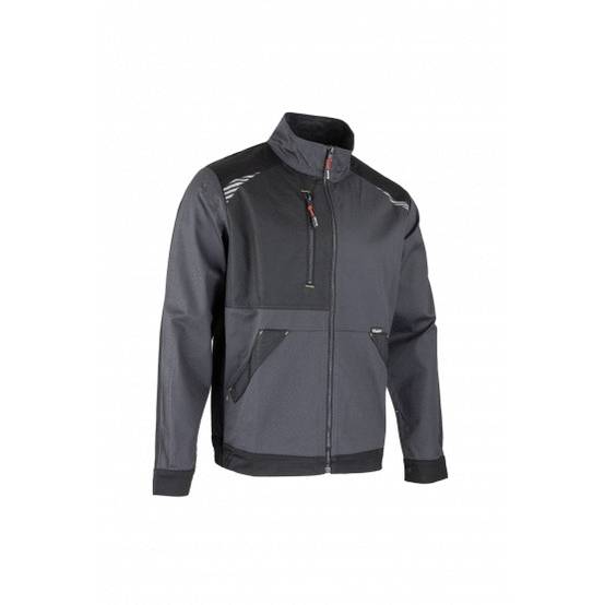 Veste bicolor Cyclope zippée gris/noir T L - LMA - 2431-S - Image 1