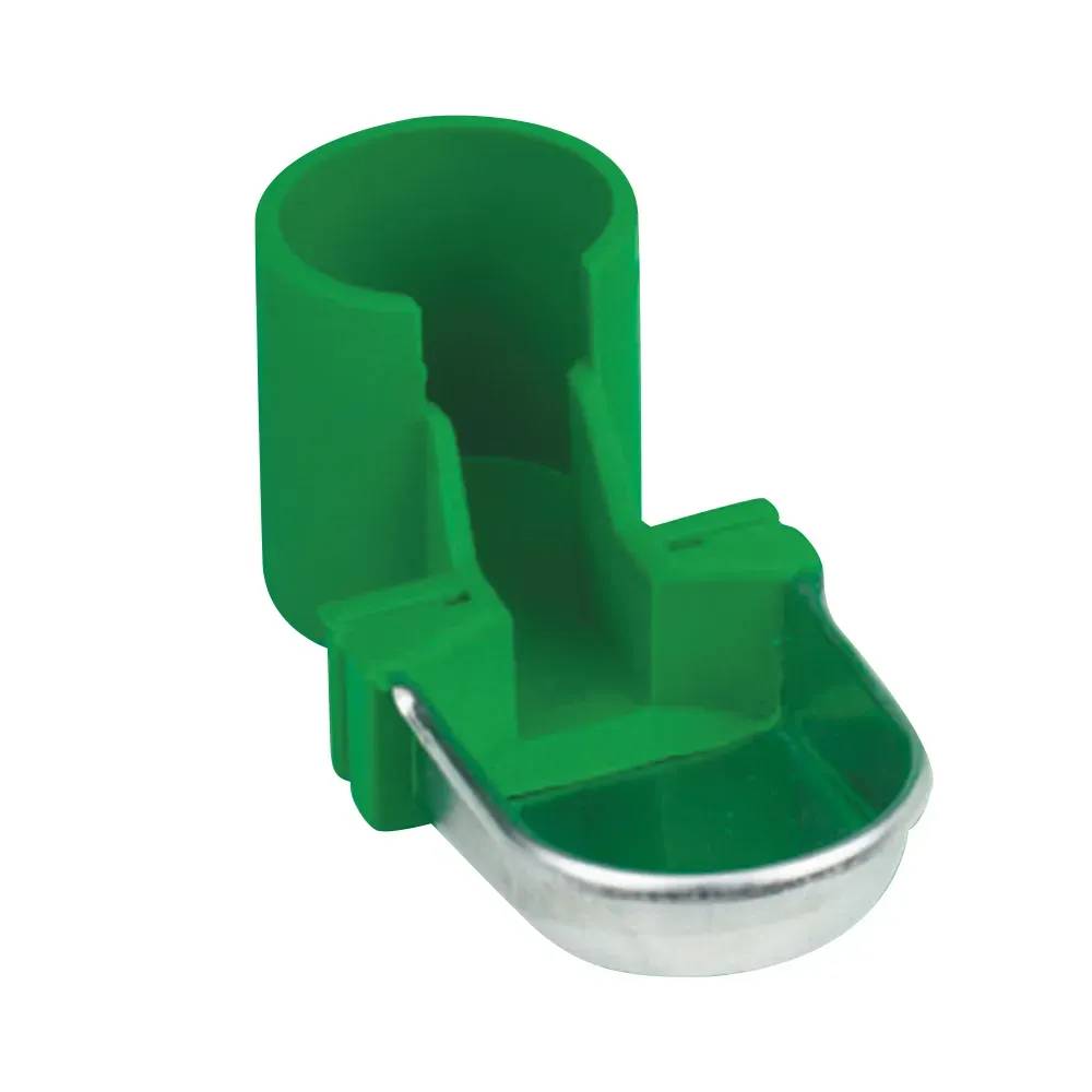 Sabot abreuvoir porte-bouteille de cage vert - GAUN GAUN - Image 1