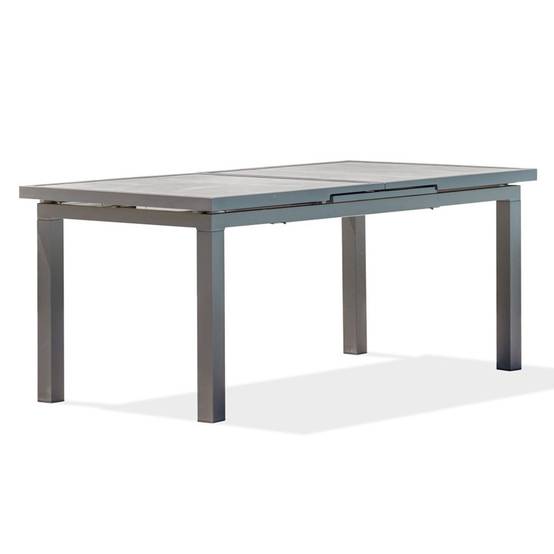 Dcb Garden - Table de Jardin Extensible en Céramique "Venise" 190-250cm Gris Anthracite - Image 1