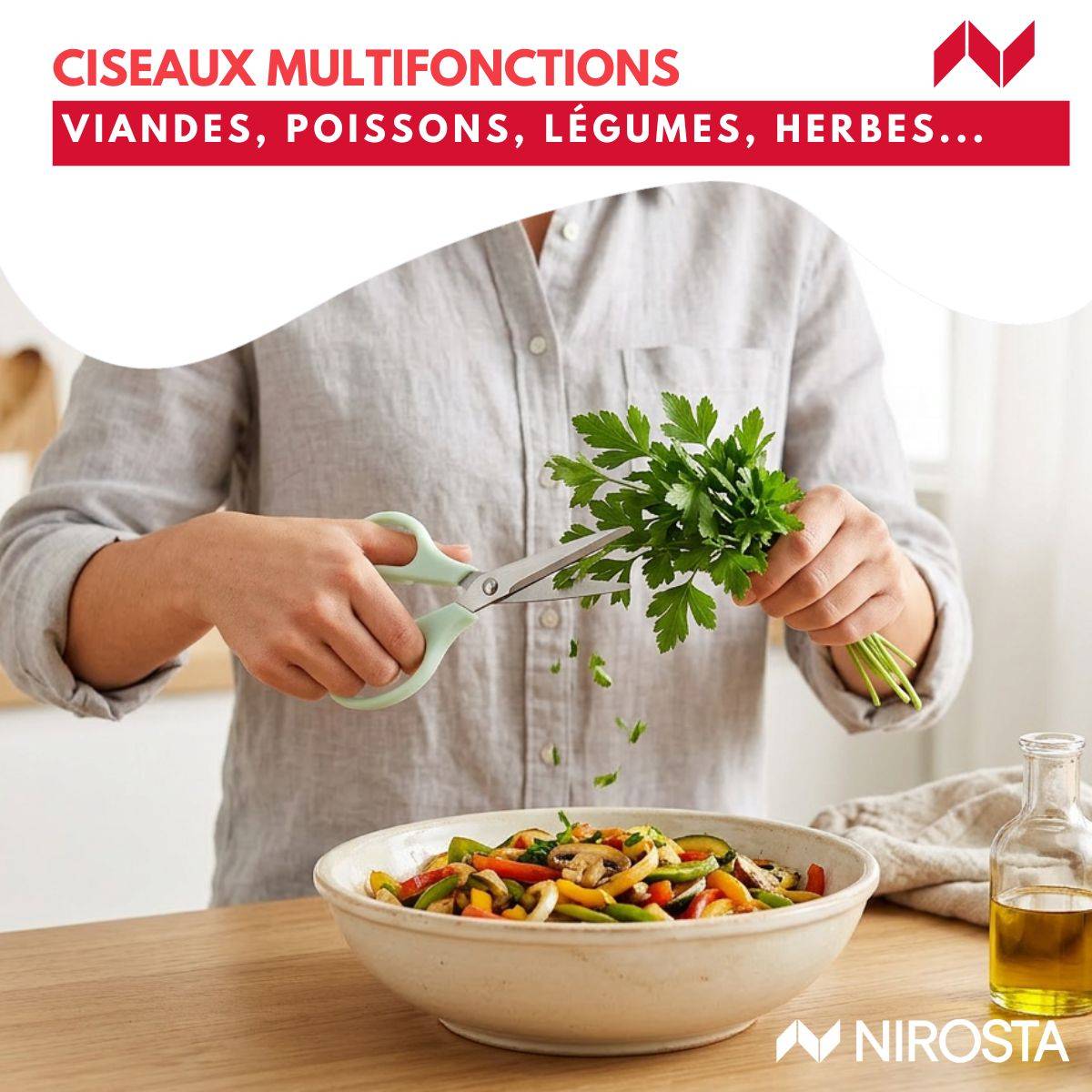 Ciseaux universels 13 cm Nirosta - Image 4