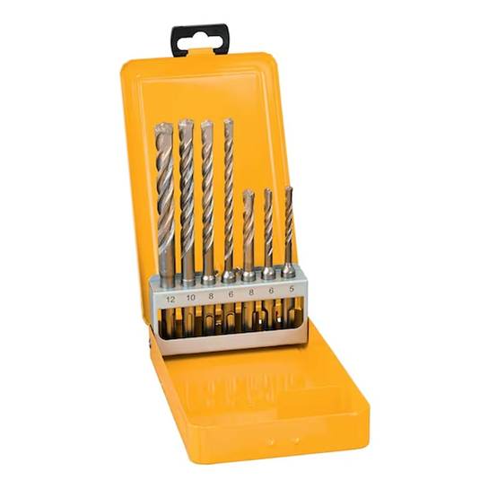 Coffret de 7 forets SDS-Plus Extreme DEWALT DT9701-QZ 5,6 (x2), 8 (x2), 10, 12 mm Dewalt - Image 1