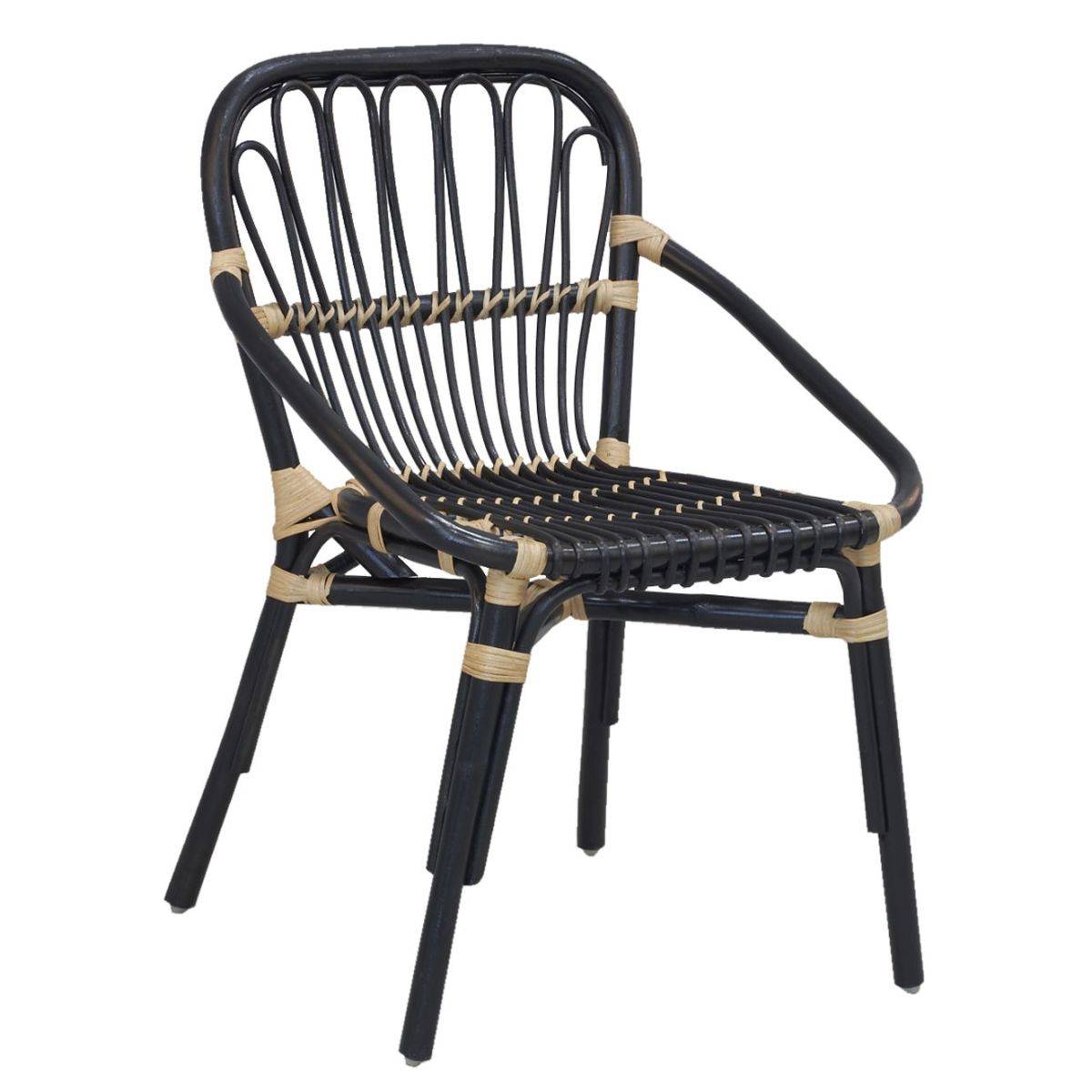 Aubry Gaspard - Chaise en rotin Backa - Image 1