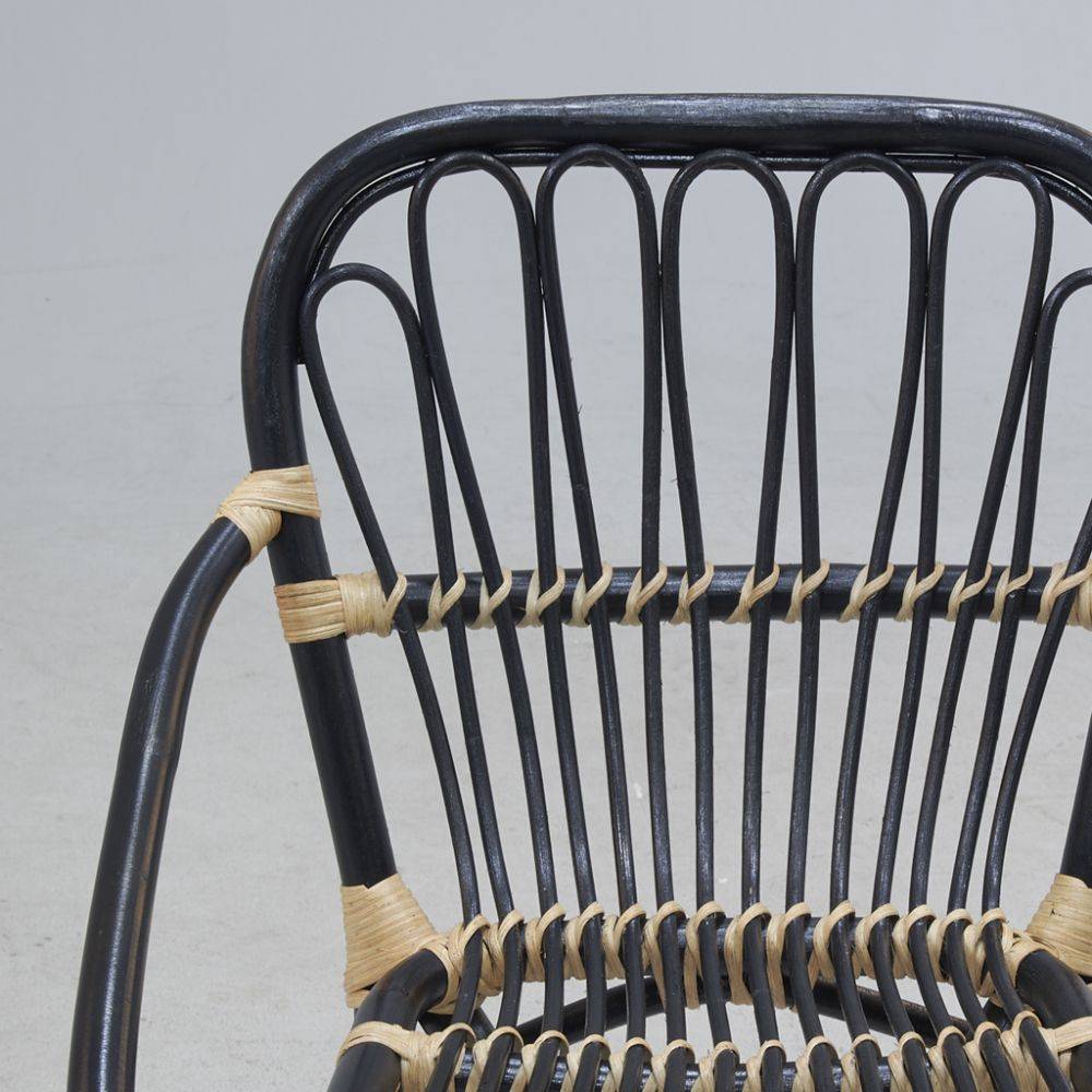 Aubry Gaspard - Chaise en rotin Backa - Image 3