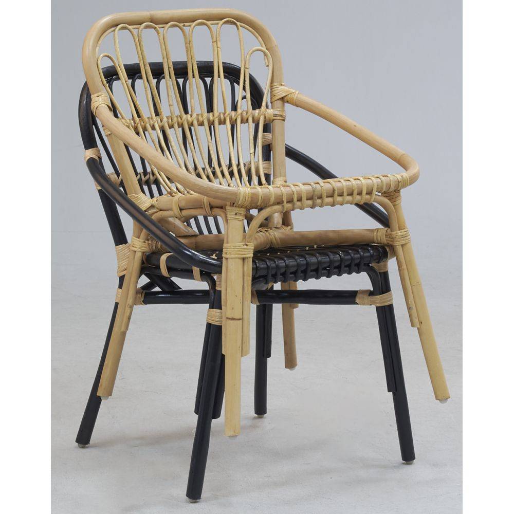 Aubry Gaspard - Chaise en rotin Backa - Image 4