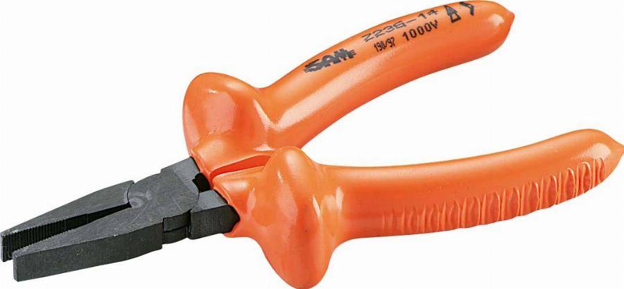 Pince becs plats isolee 145 mm SAM - Z23614 - Image 1