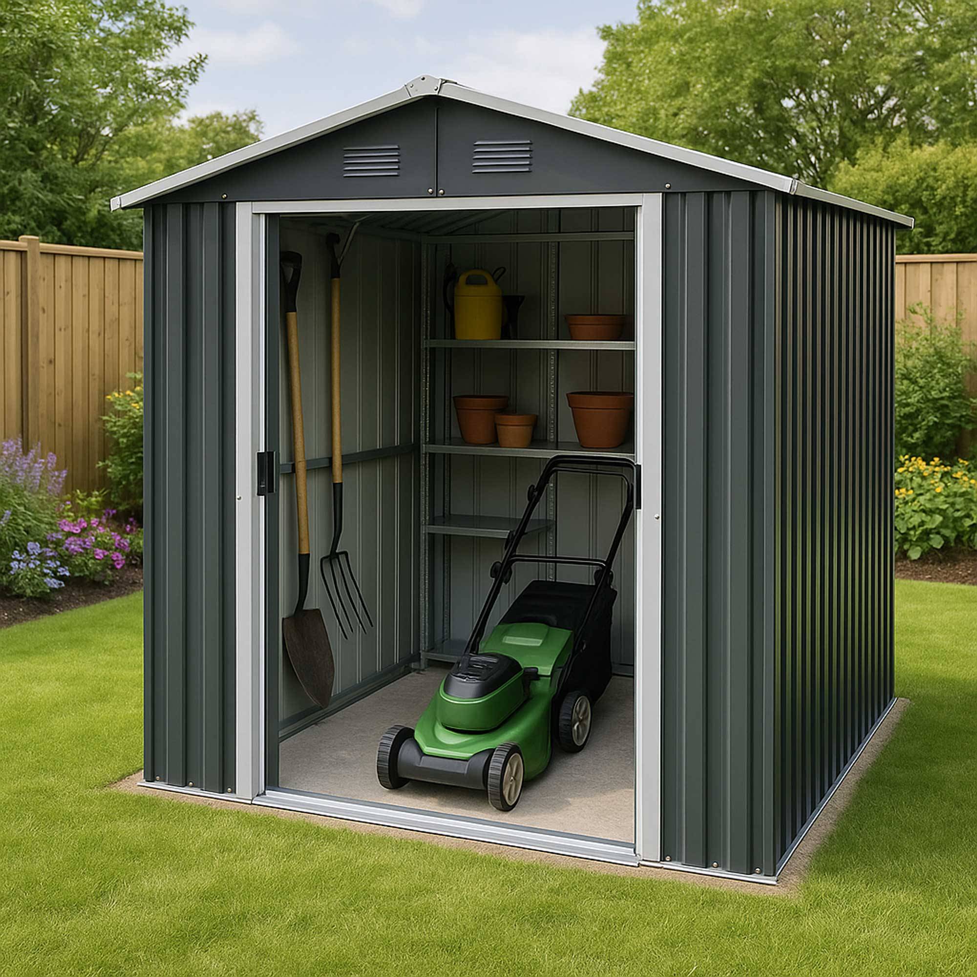 Abri jardin métal 5m2 WERKA PRO - Image 2