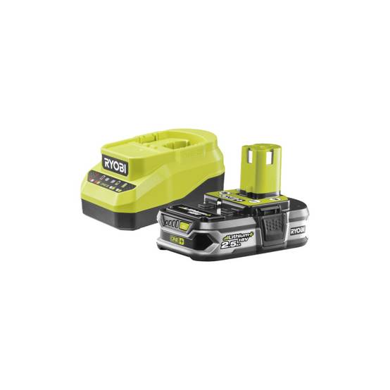 Ryobi - Pack batterie RYOBI 18V One+ 2.5Ah LithiumPlus - 1 chargeur rapide 2.0Ah RC18120A-125