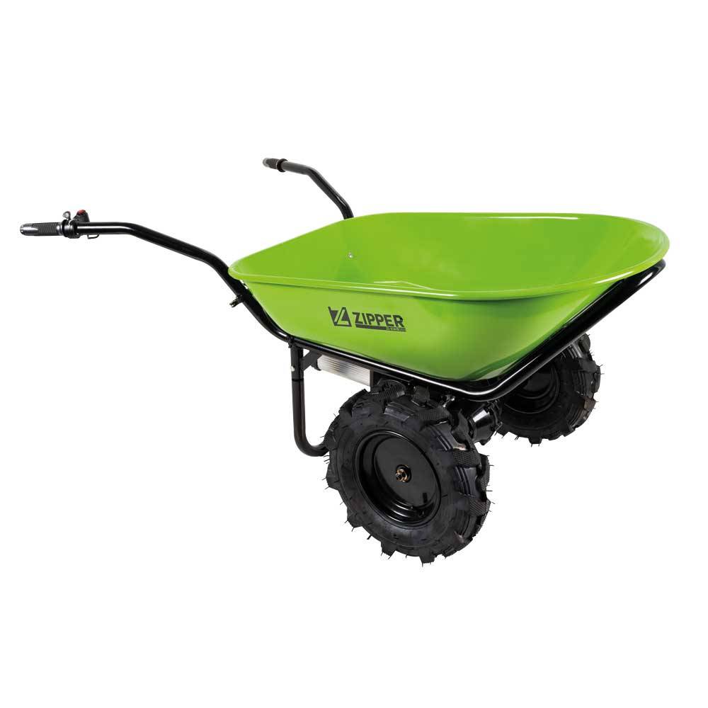 Brouette électrique (li-ion batterie) - 100 L/ 260 kg - 350 W - livrée avec batterie Zipper - Image 1
