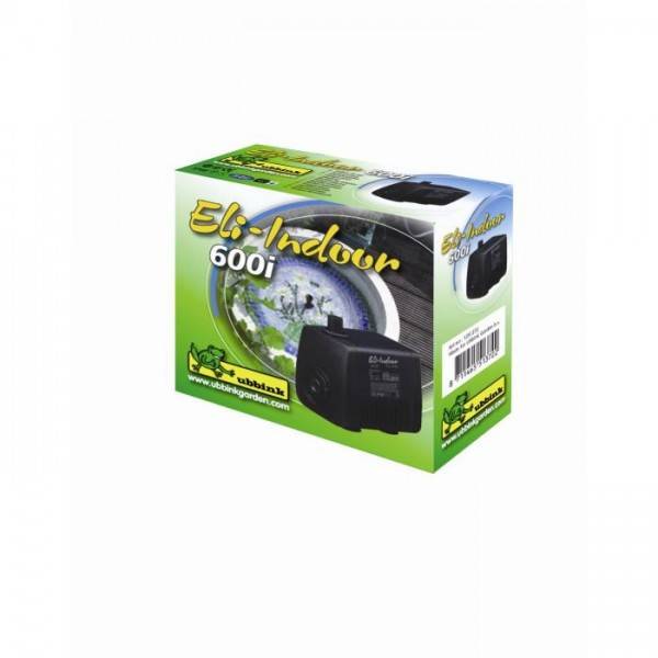 Pompe de bassin - UBBINK - Eli-Indoor 600i - Débit 500l/h - Puissance 9 watts - Image 2