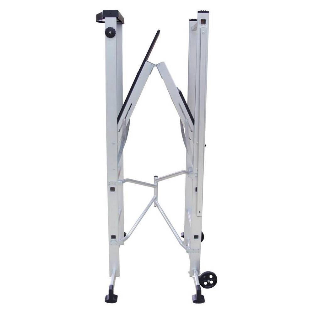 Echafaudage roulant pliable - Hauteur travail 3m - Plateforme en bois - EURO VANADIUM - Image 2