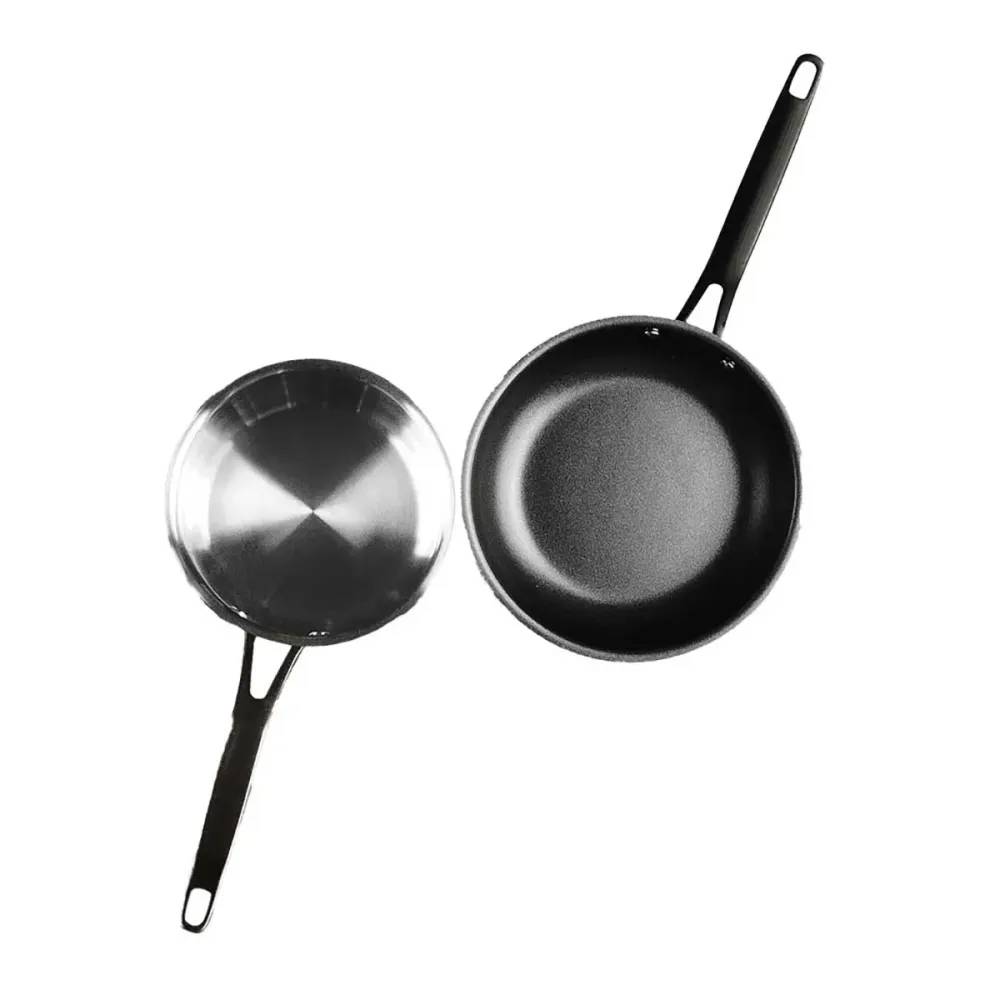 Poêle Origin anti-adhérente en acier inoxydable - Ø26cm - Tous système et four Lacor - Image 2