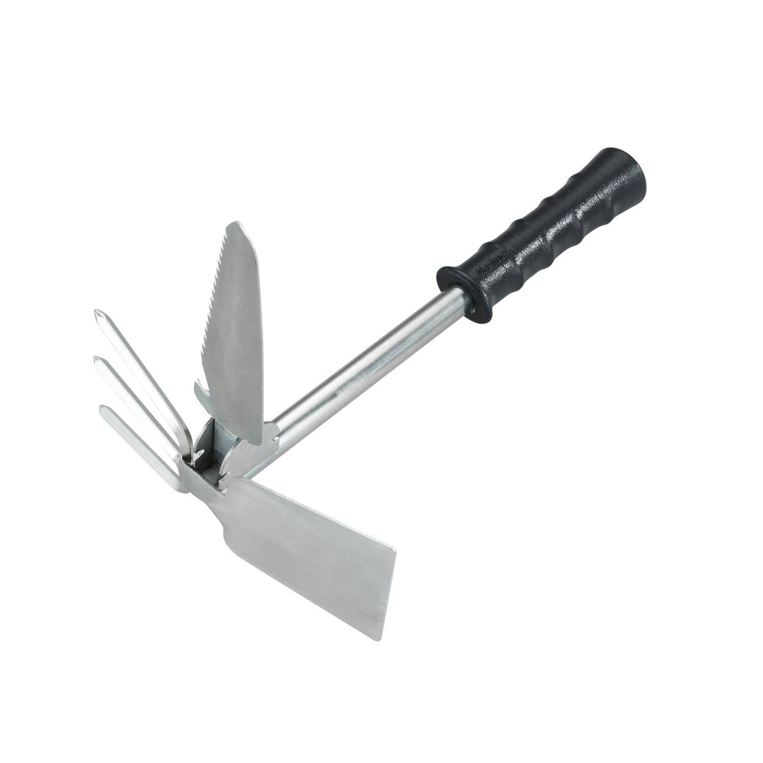Sans Marque - Accessoire jardinage multifonctionnel avec manche télescopique - Noir et gris - Wenko - Image 3