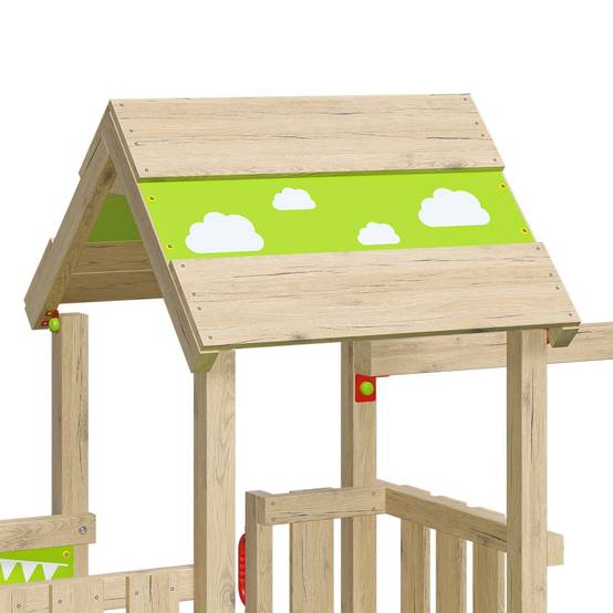 Aire de jeux bois 2,20 m ZESTY XPRESSION XL - 14 enfants - Image 7