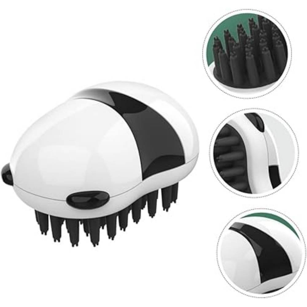 DtopbuyAge - Brosse De Nettoyage Et Massage Pour Animaux De Compagnie Motif Panda Bain Chien - Image 4