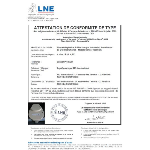 Alarme de piscine aqua sensor premium AQUASENSOR PREMIUM Mg International - Image 3