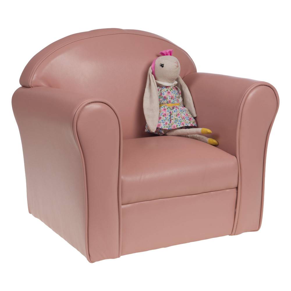 Amadeus - Fauteuil Club enfant rose - Image 1