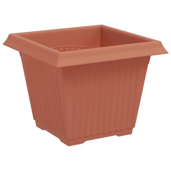 Pot de Fleurs Carré 24 pcs | Bac à fleurs Rouge brique 43 x 43 x 33.5 cm - Image 5