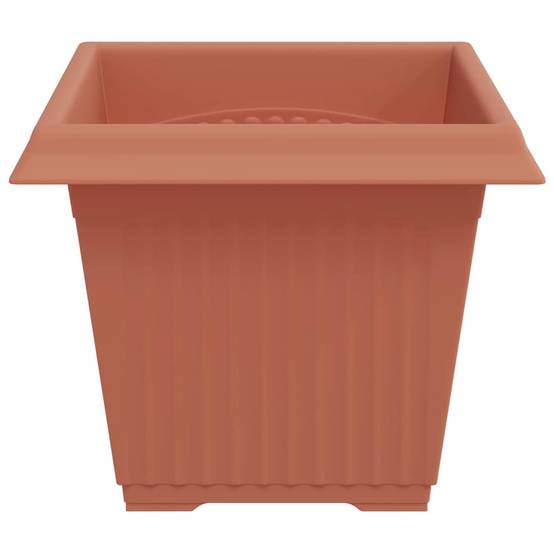 Pot de Fleurs Carré 24 pcs | Bac à fleurs Rouge brique 43 x 43 x 33.5 cm - Image 6
