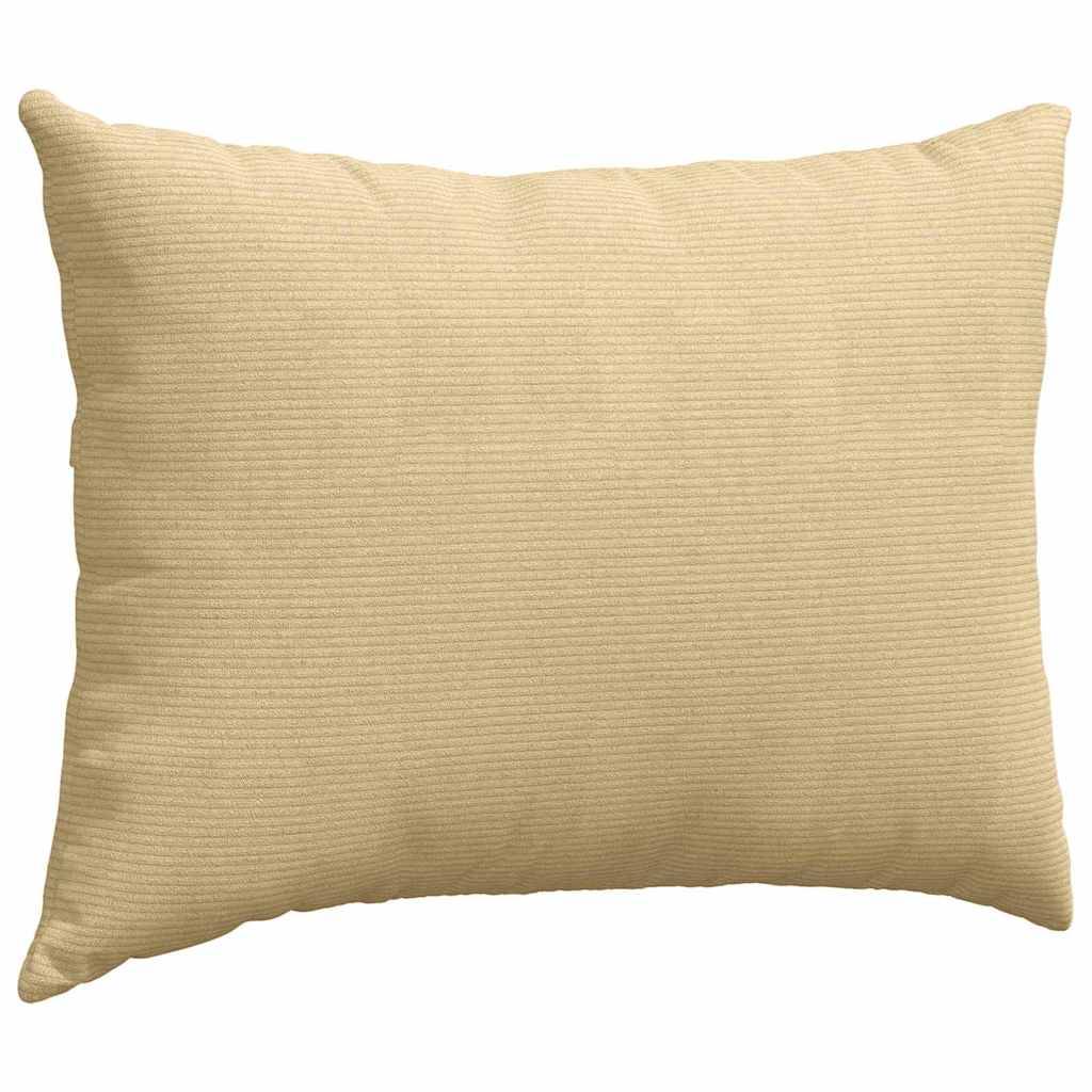 Coussins Décoratifs (Paire) Velours Côtelé Doux Housse Lavable pour Salon Vert Gris 70x50 cm – ComfortXL Outdoor Living - Image 5