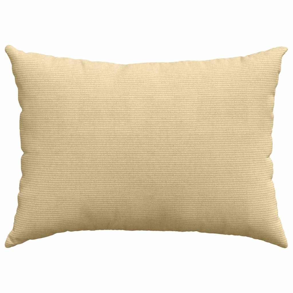 Coussins Décoratifs (Paire) Velours Côtelé Doux Housse Lavable pour Salon Vert Gris 70x50 cm – ComfortXL Outdoor Living - Image 6