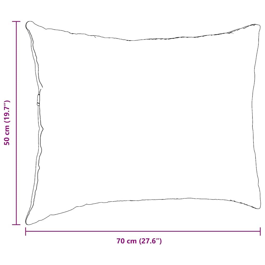 Coussins Décoratifs (Paire) Velours Côtelé Doux Housse Lavable pour Salon Vert Gris 70x50 cm – ComfortXL Outdoor Living - Image 9