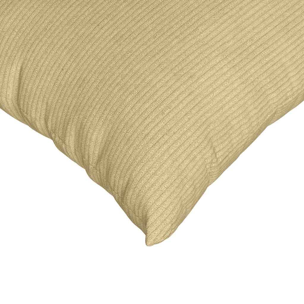 Coussins Décoratifs (Paire) Velours Côtelé Doux Housse Lavable pour Salon Vert Gris 70x50 cm – ComfortXL Outdoor Living - Image 7