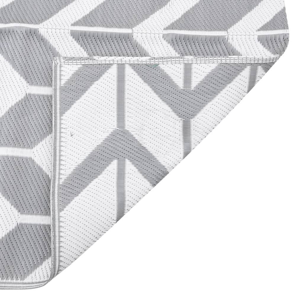 ComfortXL - Grand Tapis d'Extérieur Polypropylène Tissé pour Salon de Jardin Gris 160x230 cm – ComfortXL Outdoor Living - Image 4