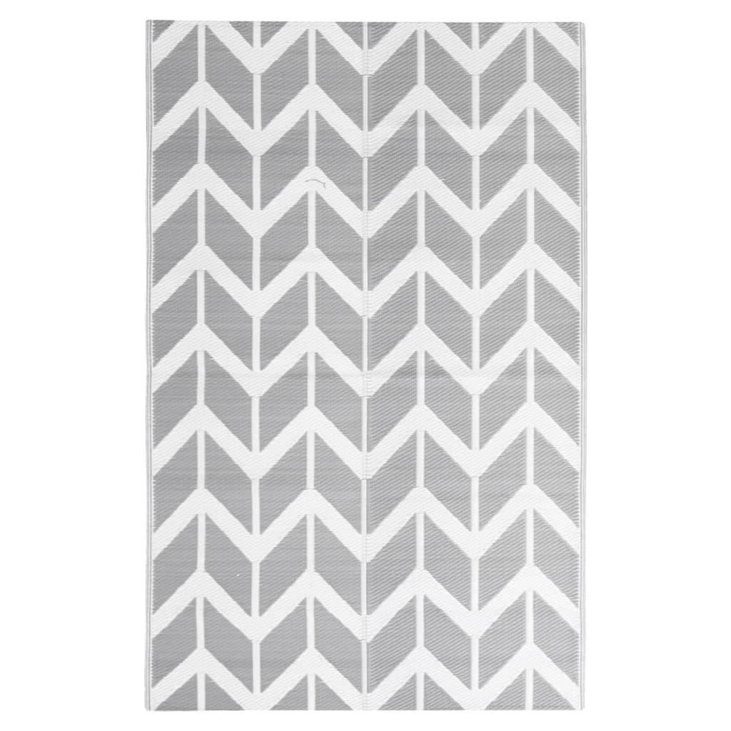 ComfortXL - Grand Tapis d'Extérieur Polypropylène Tissé pour Salon de Jardin Gris 160x230 cm – ComfortXL Outdoor Living - Image 2