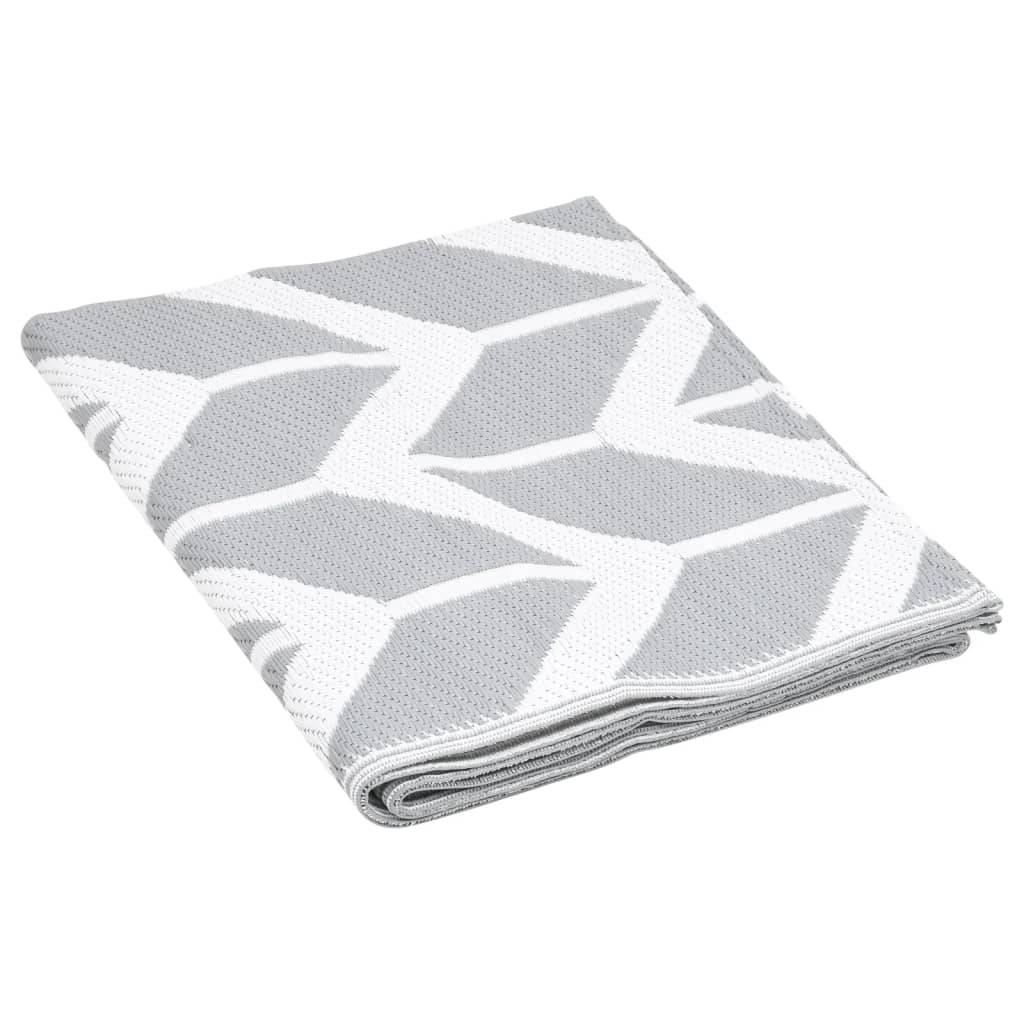 ComfortXL - Grand Tapis d'Extérieur Polypropylène Tissé pour Salon de Jardin Gris 160x230 cm – ComfortXL Outdoor Living - Image 5