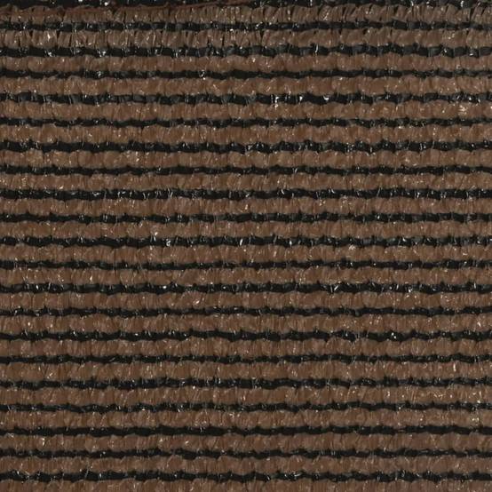 Voile d'ombrage PEHD marron 600 x 700 cm - PANGIVO - Image 8
