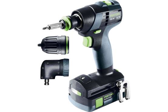 Perceuse-visseuse sans fil TXS 18 C 3,0-Set - FESTOOL - avec 2 batteries 18V 3.0Ah - chargeur - Systainer - 576896 - Image 2