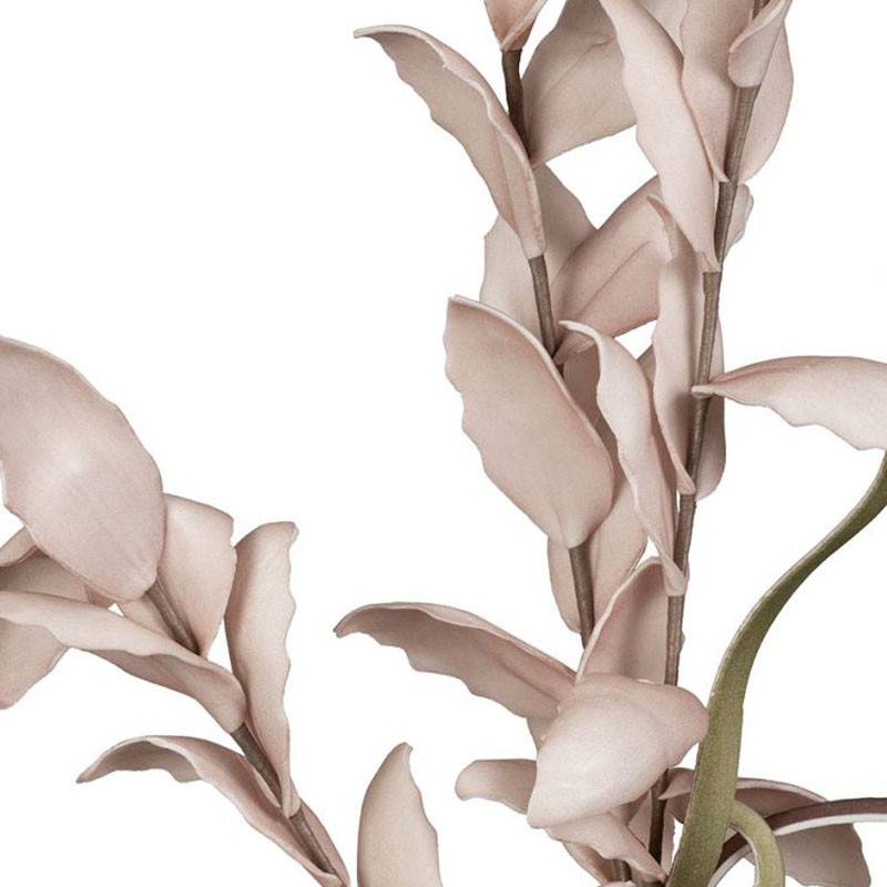 Fleur Artificielle Colchi en Polyester Rose Pâle Tige Géante 100cm - Image 3