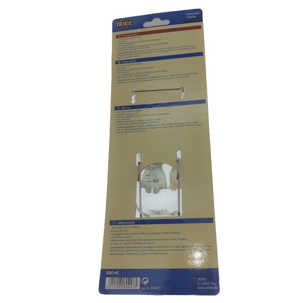 Trixie - Biberon en verre 500 ml pour lapin - Image 4