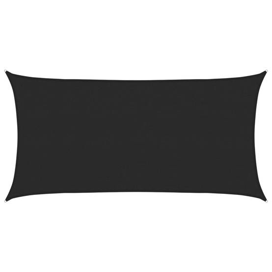 Voile d'ombrage PEHD noir 2,5 x 5 m 160 g/m² - PANGIVO - Image 1