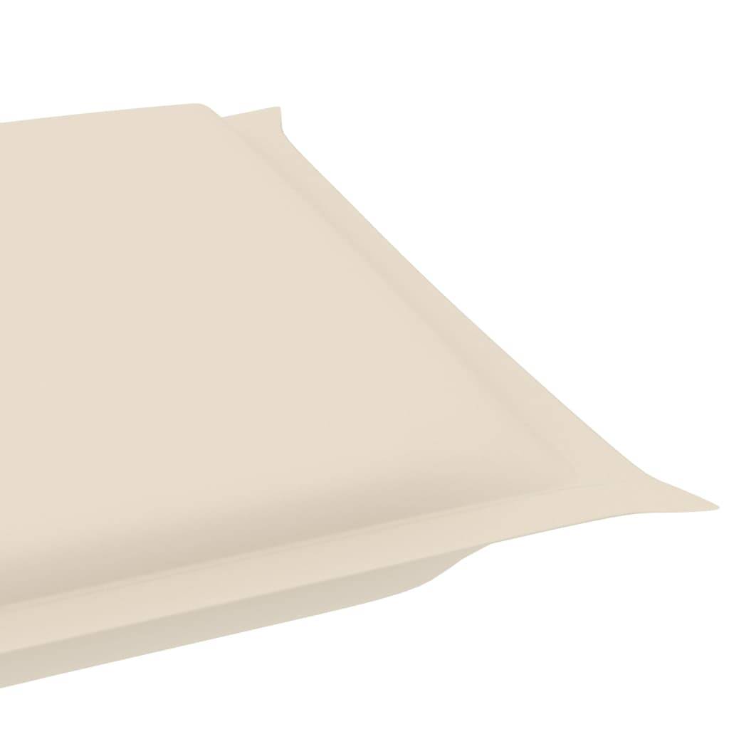Helloshop26 - Transat chaise longue bain de soleil lit de jardin terrasse meuble d'extérieur à bascule avec coussin bois de teck solide - Image 7