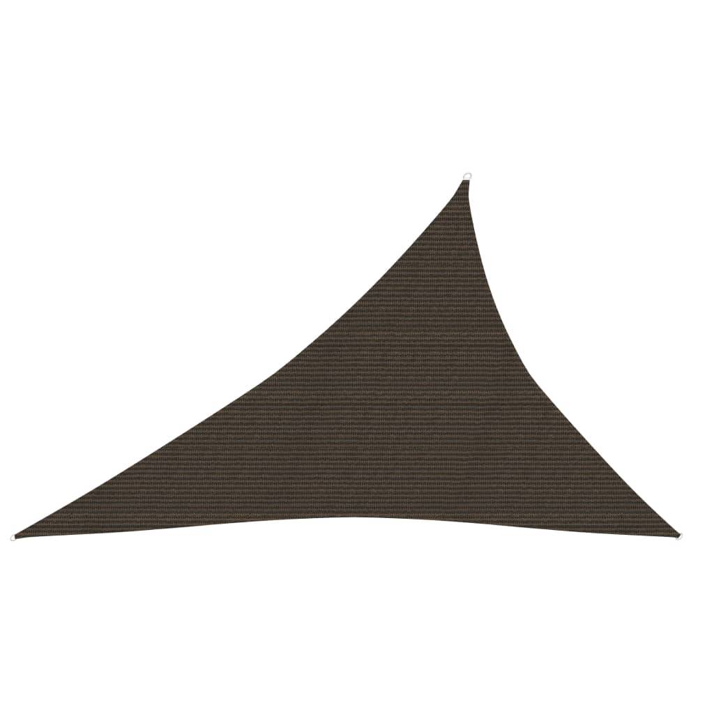 Helloshop26 - Voile toile d'ombrage parasol 160 g/m² PEHD 4 x 5 x 6,8 m marron - Image 1