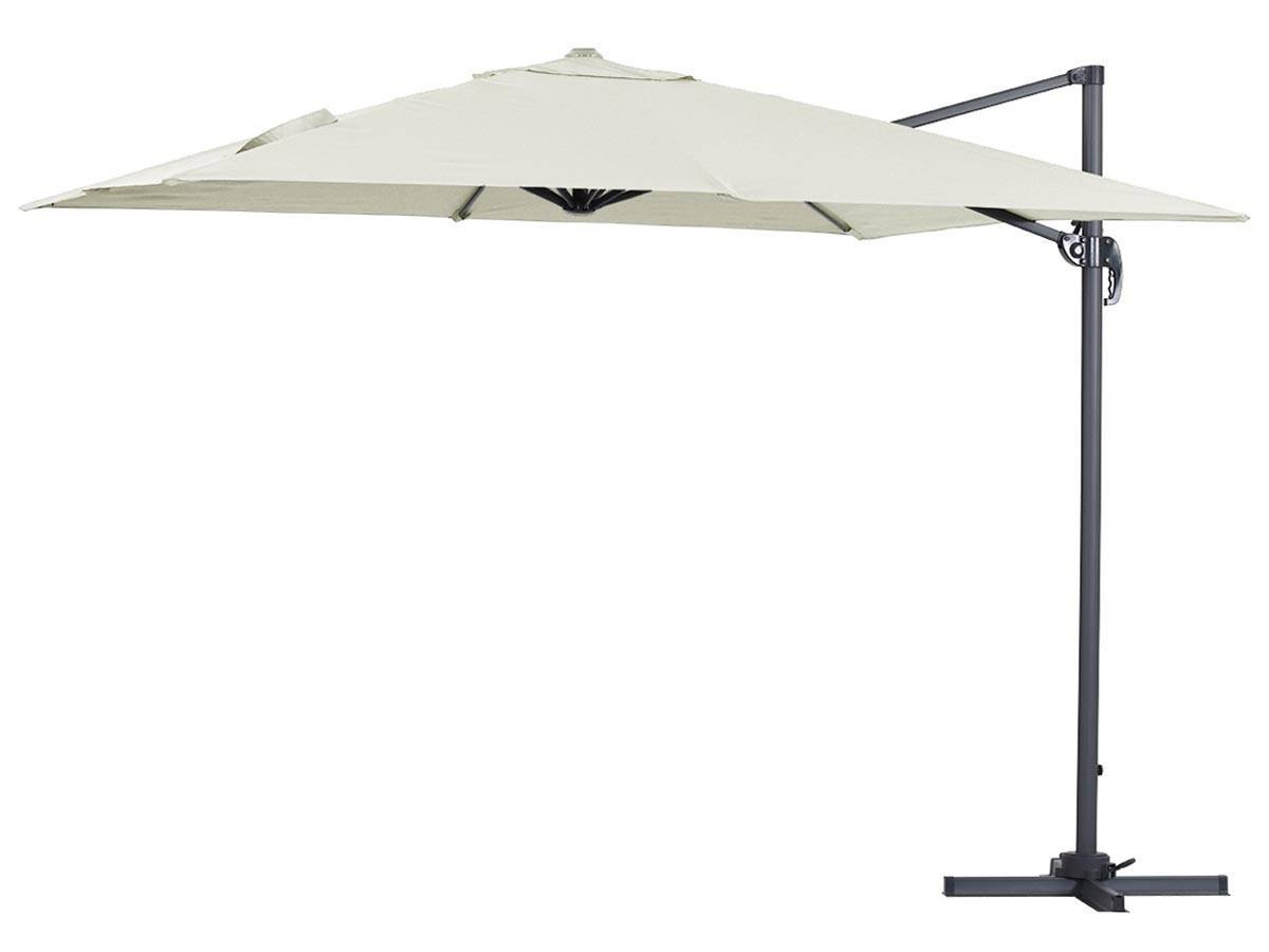Habitat Et Jardin - Parasol Déporté "sun 3" - 3 X 3 M - Ecru -habitat Et Jardin - Image 1