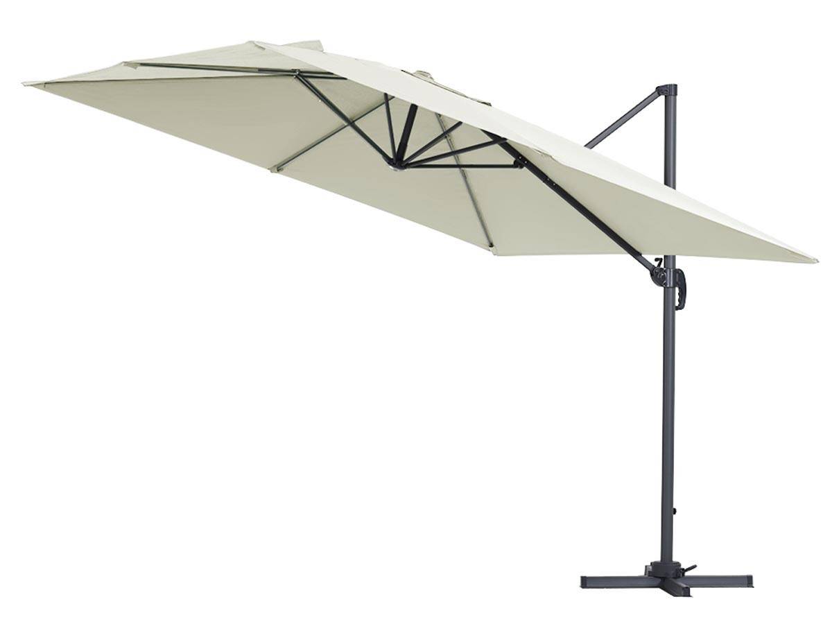Habitat Et Jardin - Parasol Déporté "sun 3" - 3 X 3 M - Ecru -habitat Et Jardin - Image 2