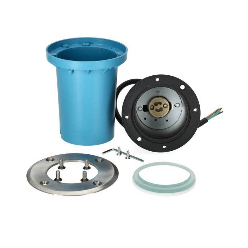 Spot encastrable Extérieur rond GU10 Acier Inoxydable extérieur IP65 230V 103mm - Image 4