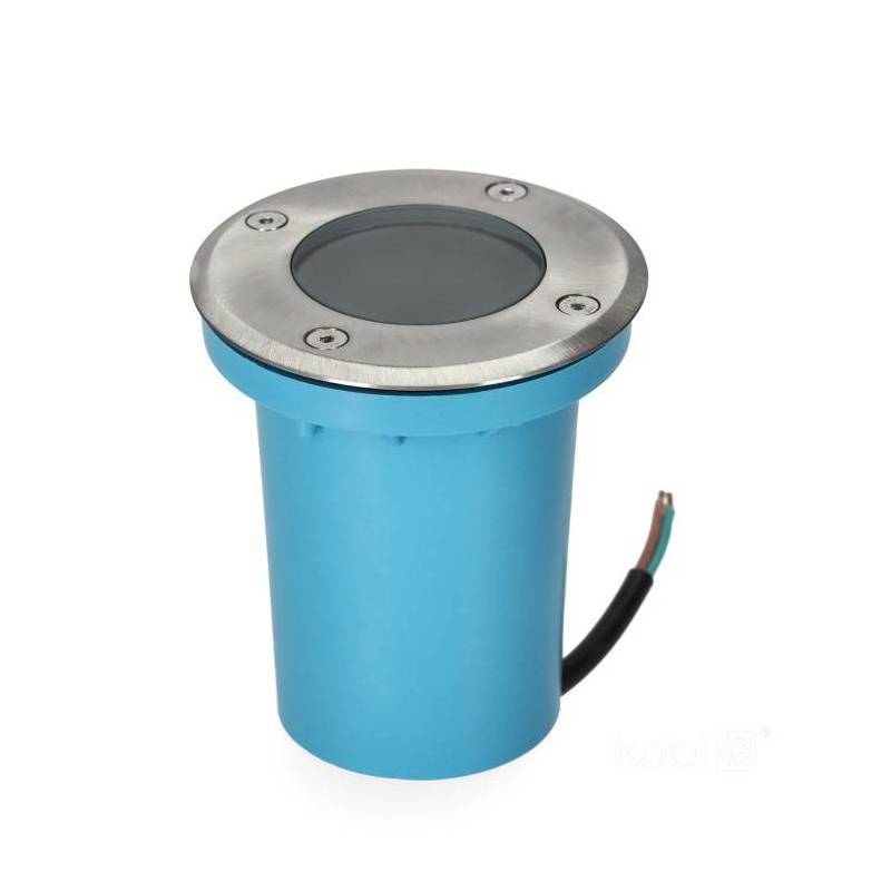 Spot encastrable Extérieur rond GU10 Acier Inoxydable extérieur IP65 230V 103mm - Image 1