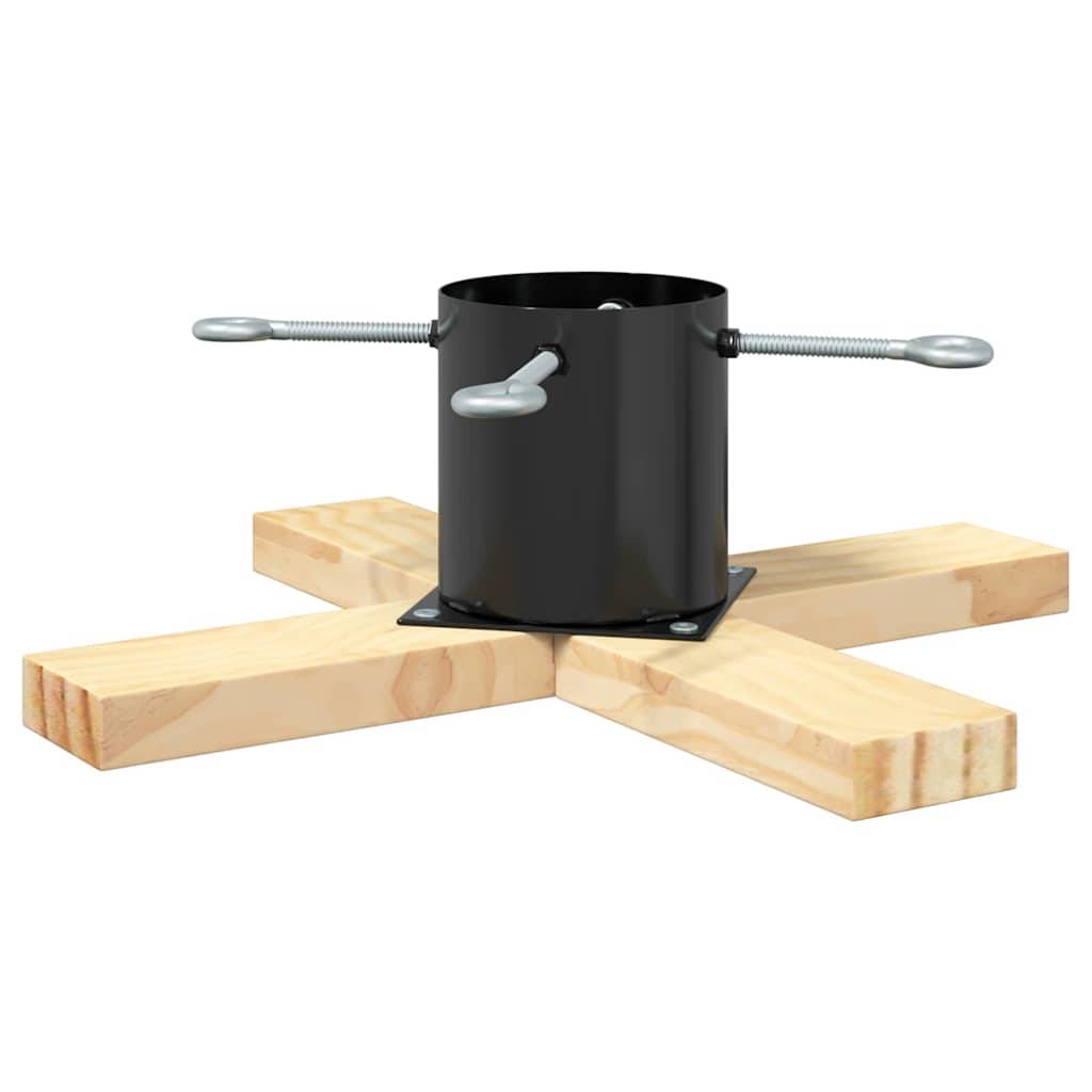Vidaxl - Pied de Sapin de Noël 1.73 Noir 50 x 50 x 16 cm Pin massif vidaXL 42019196 - Image 7