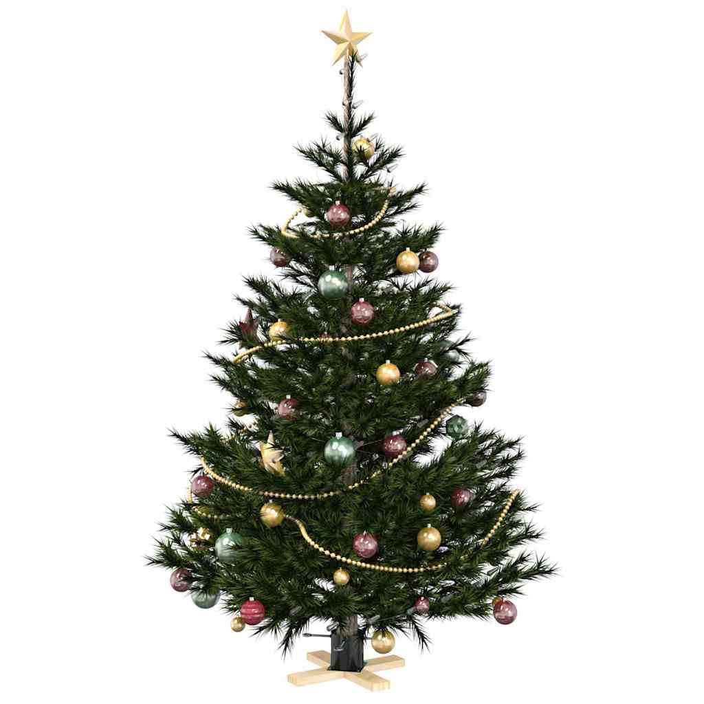 Vidaxl - Pied de Sapin de Noël 1.73 Noir 50 x 50 x 16 cm Pin massif vidaXL 42019196 - Image 4