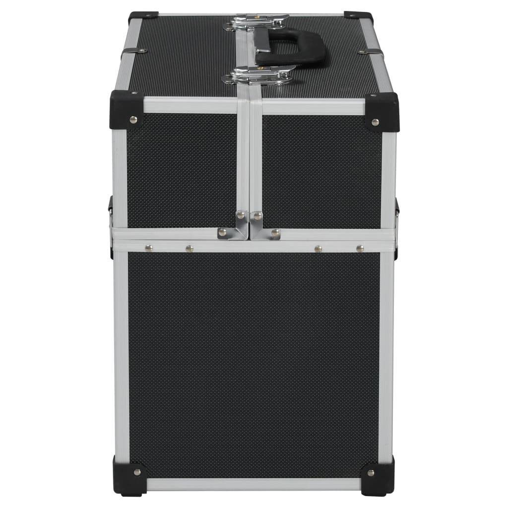 Helloshop26 - Boîte à outils valise à outils mallette à outils trolley à outils caisse à outils rangement stockage fichiers 38 cm noir - Image 5
