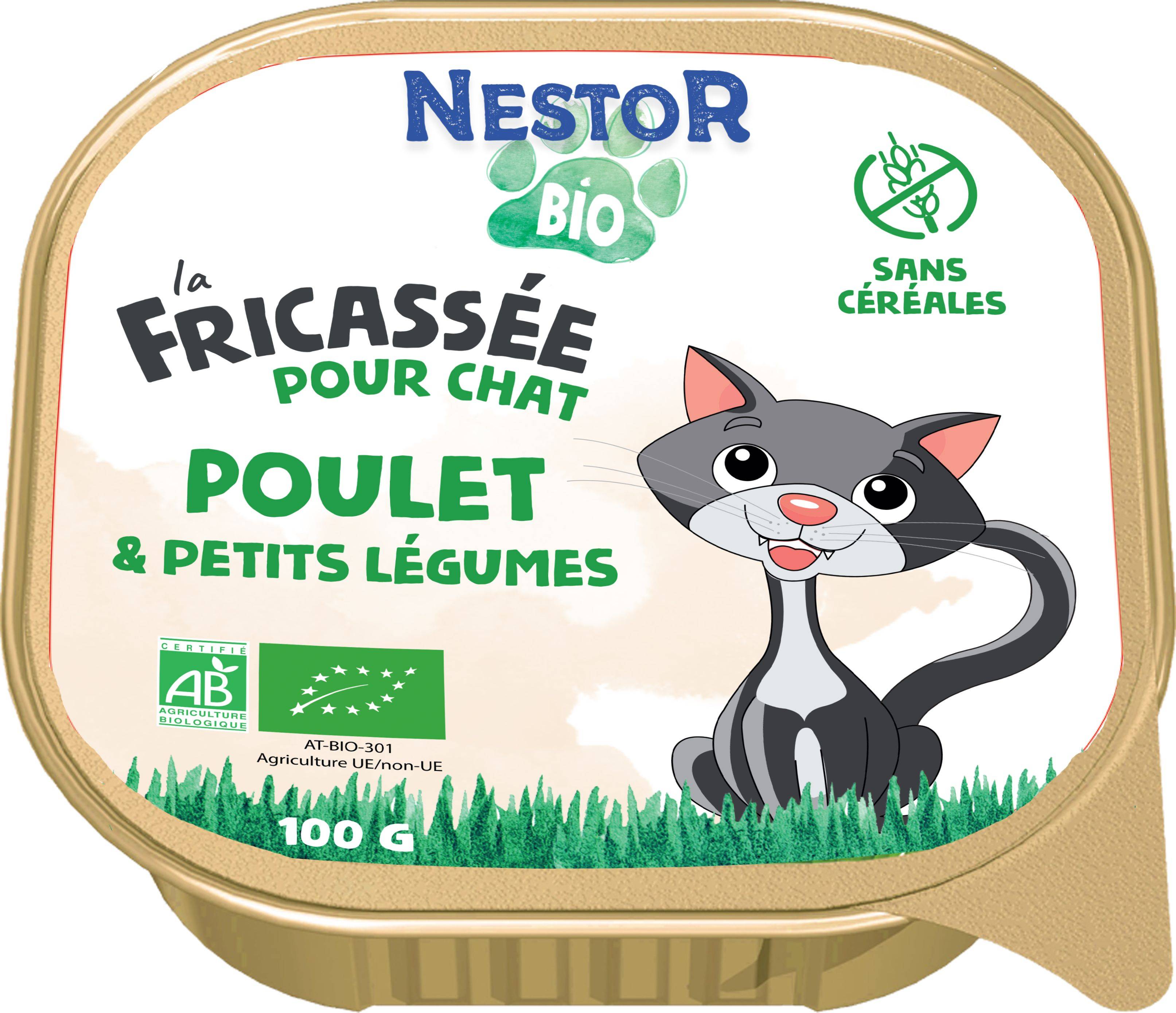 Nestor - Pâtées Sans Céréales Bio au Poulet pour Chat - Image 1