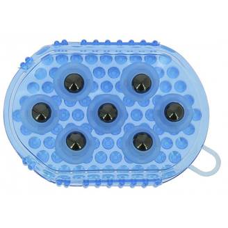 Norton Gant Étrille + Brosse Couleurs - Rose - Caoutchouc Naturel Pour Cheval