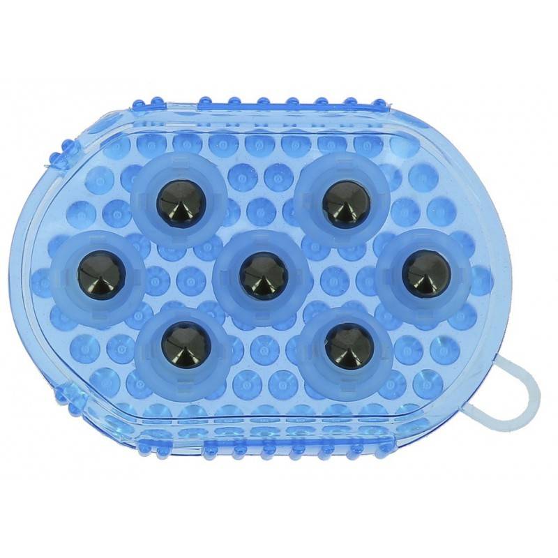 Norton Gant Étrille + Brosse Couleurs - Rose - Caoutchouc Naturel Pour Cheval