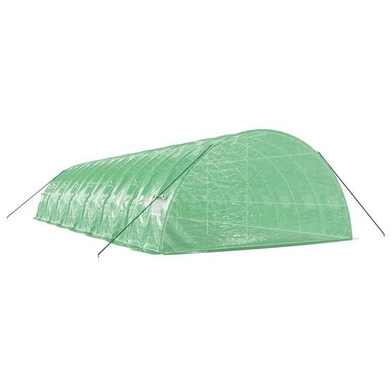 Serre tunnel pro 84 m² grande hauteur acier galvanisé bâche PE Verte – ComfortXL Outdoor Living - Image 6